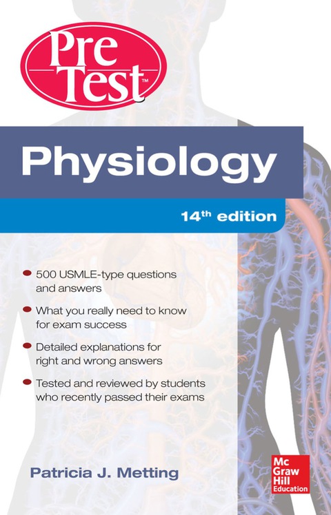 Cover image for book Physiology PreTest Self-Assessment and Review 14/E