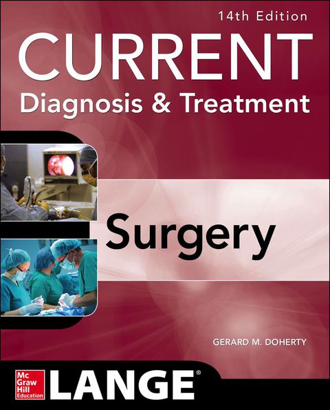 Cover image for book Current Diagnosis and Treatment Surgery 14/E