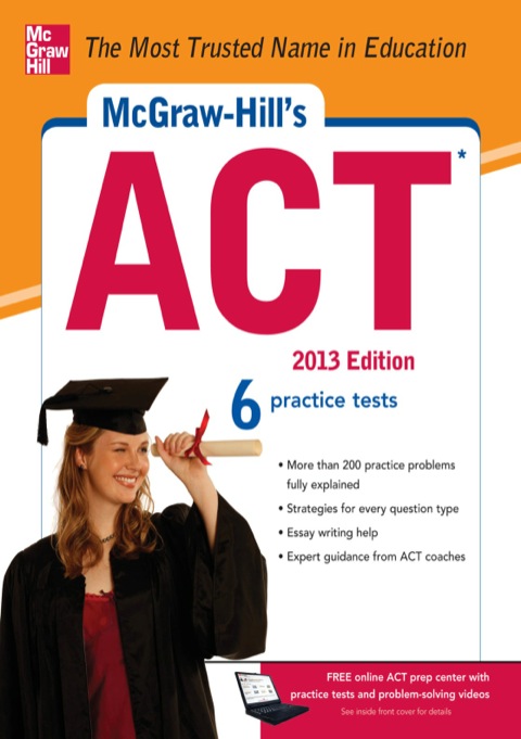 Cover image for book McGraw-Hill's ACT, 2013 Edition