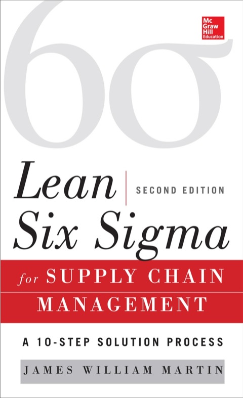 Cover image for book Lean Six Sigma for Supply Chain Management