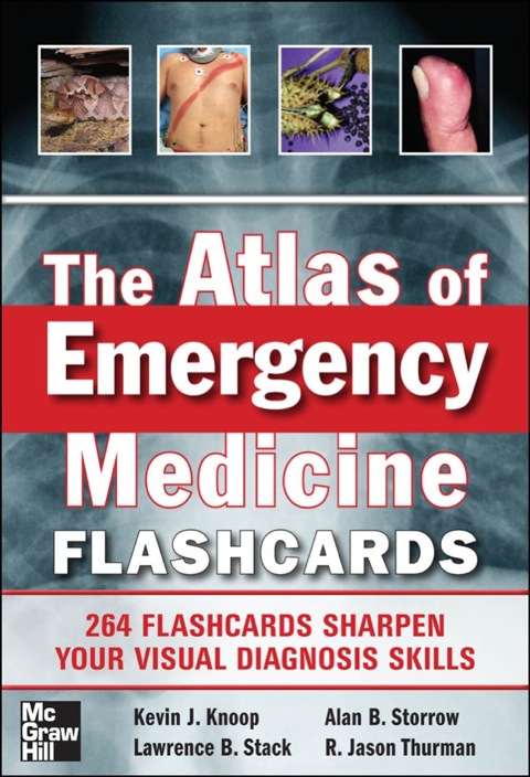 Cover image for book The Atlas of Emergency Medicine Flashcards