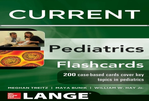 Cover image for book Lange CURRENT Pediatrics Flashcards