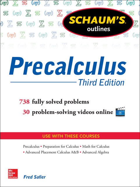 Cover image for book Schaum's Outline of Precalculus