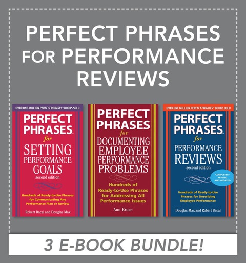 Cover image for book Perfect Phrases for Performance Reviews (EBOOK BUNDLE)