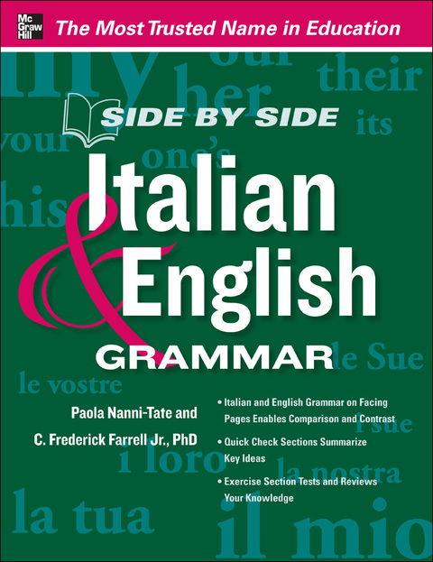 Cover image for book Side by Side Italian and English Grammar