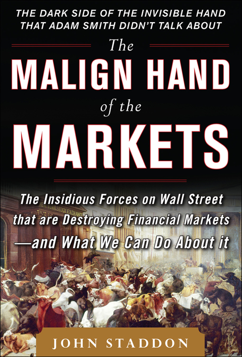 Cover image for book The Malign Hand of the Markets: The Insidious Forces on Wall Street that are Destroying Financial Markets – and What We Can Do About it