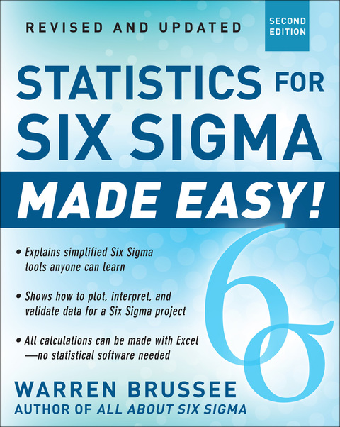 Cover image for book Statistics for Six Sigma Made Easy! Revised and Expanded Second Edition