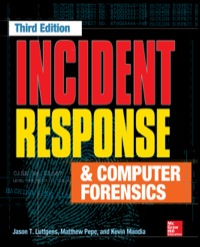 Cover image: Incident Response & Computer Forensics 3rd edition 9780071798686