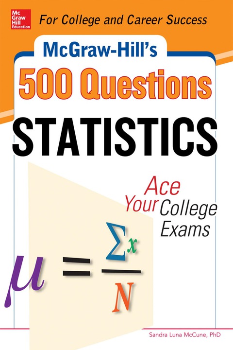 Cover image for book McGraw-Hill's 500 Statistics Questions