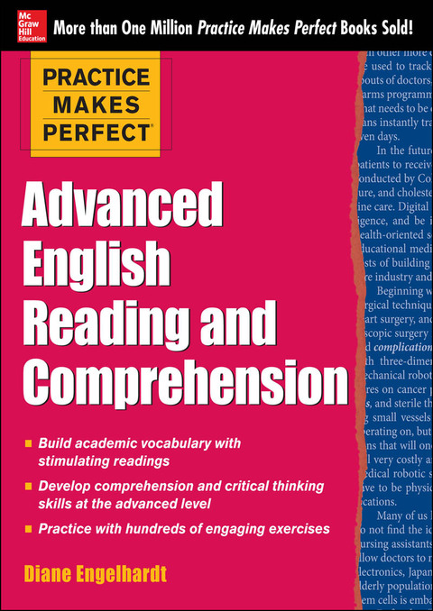 Cover image for book Practice Makes Perfect Advanced ESL Reading and Comprehension (EBOOK)