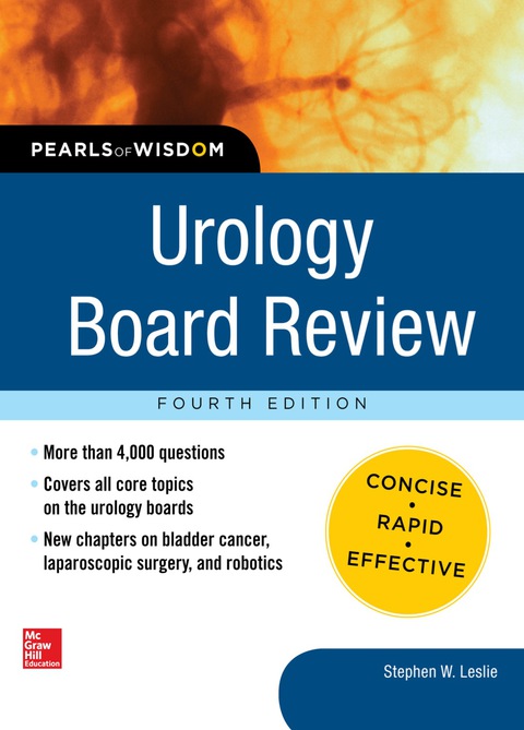 Cover image for book Urology Board Review Pearls of Wisdom
