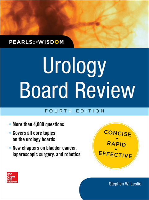 Cover image for book Urology Board Review Pearls of Wisdom, Fourth Edition