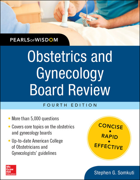 Cover image for book Obstetrics and Gynecology Board Review Pearls of Wisdom, Fourth Edition