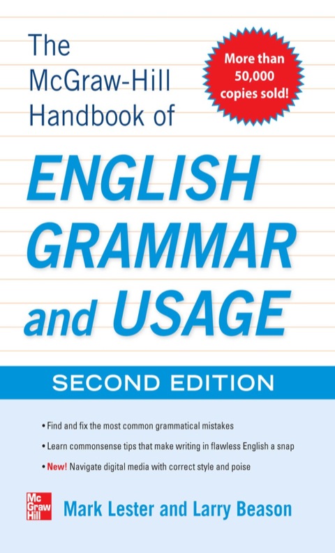 Cover image for book McGraw-Hill Handbook of English Grammar and Usage