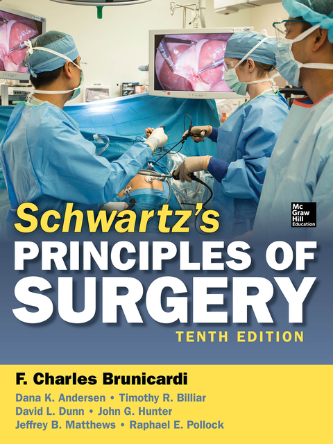 Cover image for book Schwartz's Principles of Surgery, 10th edition