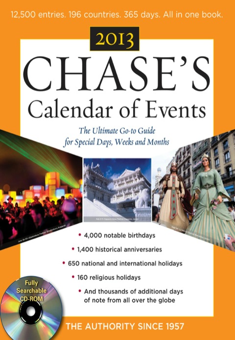Cover image for book Chases Calendar of Events 2013 with CD-ROM