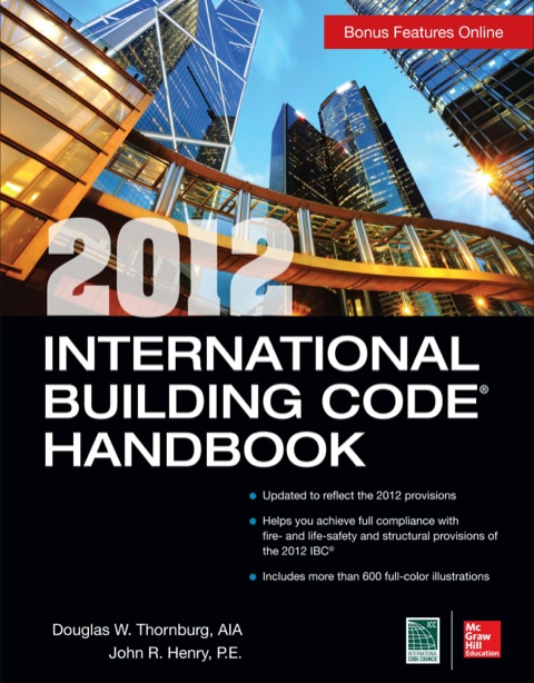 Cover image for book 2012 International Building Code Handbook