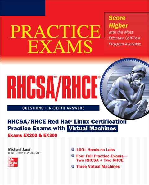 Cover image for book RHCSA/RHCE Red Hat Linux Certification Practice Exams with Virtual Machines (Exams EX200 & EX300)