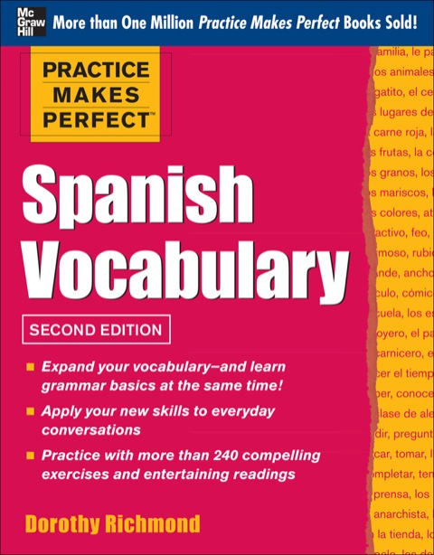 Cover image for book Practice Makes Perfect Spanish Vocabulary