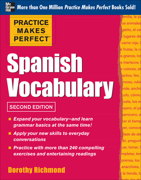 Cover image for book Practice Makes Perfect Spanish Vocabulary