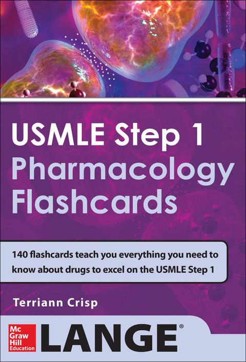 Cover image for book USMLE Pharmacology Review Flash Cards