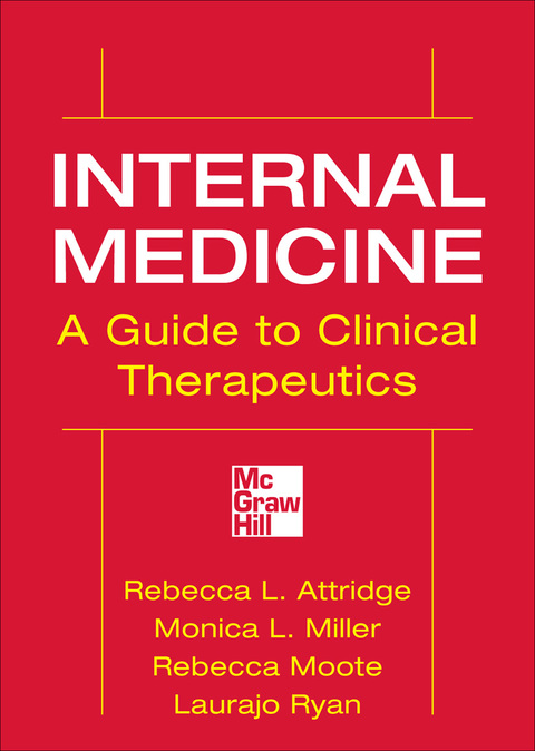 Cover image for book Internal Medicine A Guide to Clinical Therapeutics