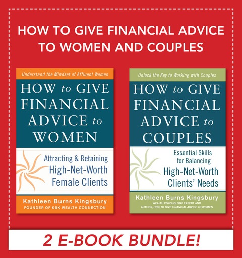 Cover image for book How to Give Financial Advice to Women and Couples EBOOK BUNDLE