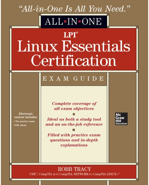 Cover image for book LPI Linux Essentials Certification All-in-One Exam Guide