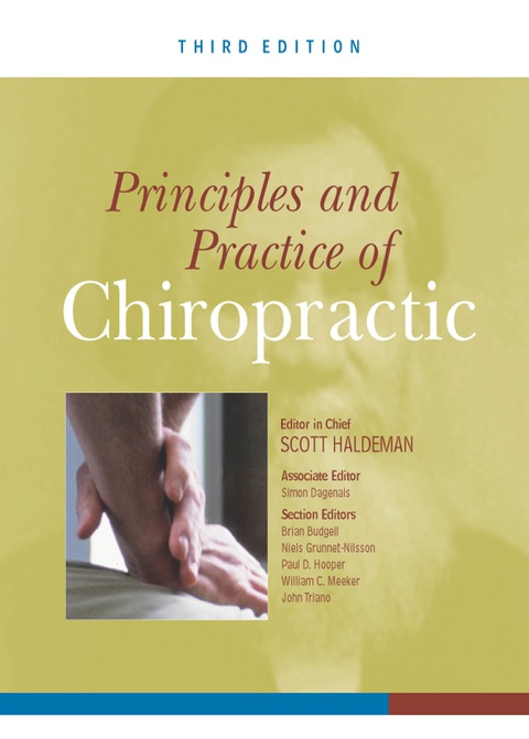 Cover image for book Principles and Practice of Chiropractic, Third Edition