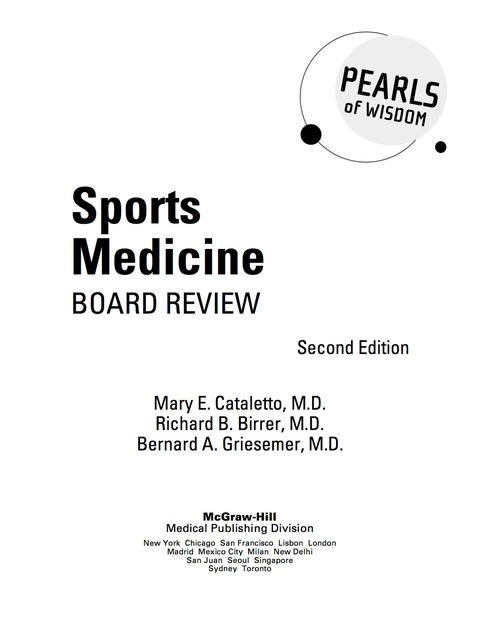 Cover image for book Sports Medicine Board Review