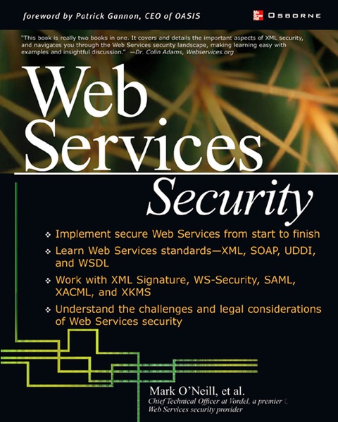 Cover image for book Web Services Security