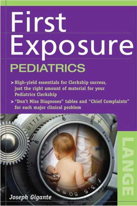 Cover image for book First Exposure Pediatrics