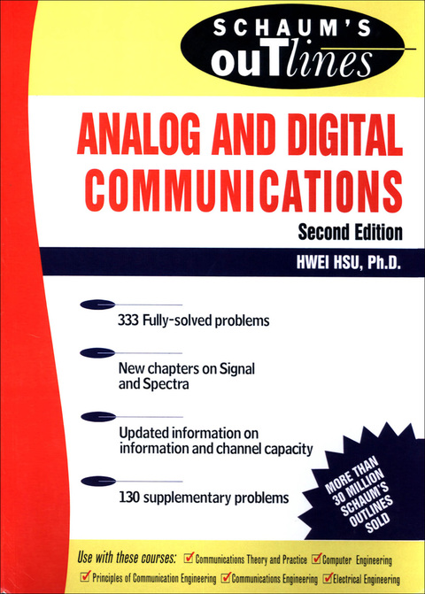 Cover image for book Schaum's Outline of Analog and Digital Communications