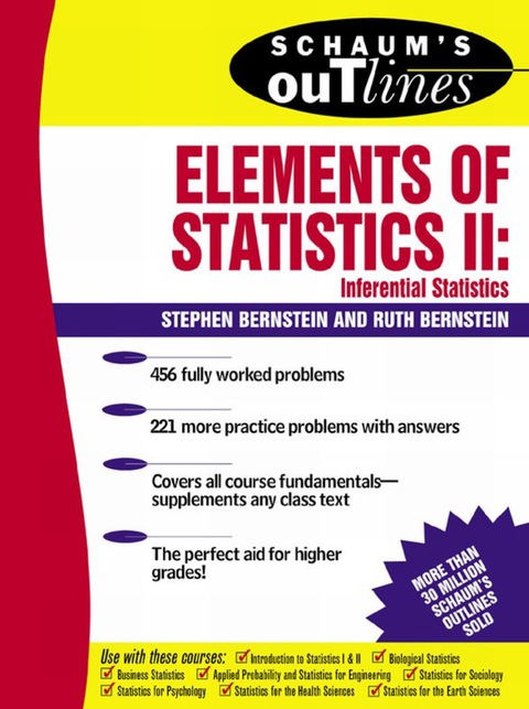 Cover image for book Schaum's Outline of Elements of Statistics II: Inferential Statistics