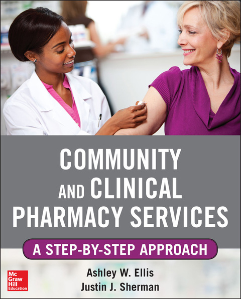 Cover image for book Community and Clinical Pharmacy Services: A step by step approach.