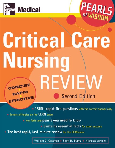 Cover image for book Critical Care Nursing Review: Pearls of Wisdom, Second Edition