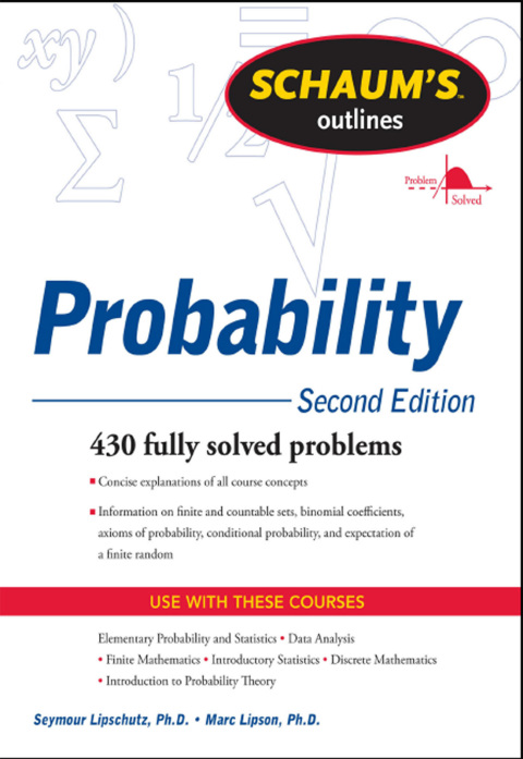 Cover image for book Schaum's Outline of Probability, Second Edition