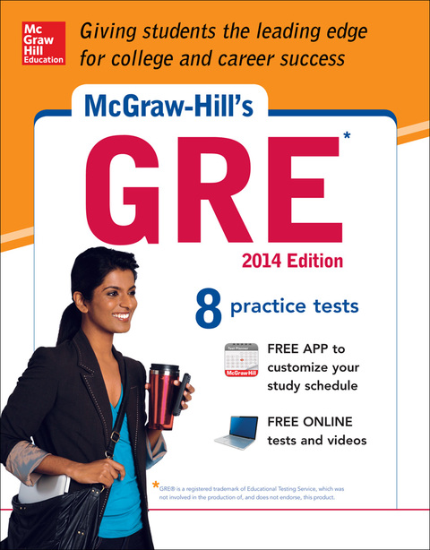 Cover image for book McGraw-Hill's GRE, 2014 Edition