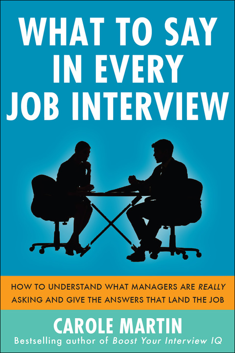 Cover image for book What to Say in Every Job Interview: How to Understand What Managers are Really Asking and Give the Answers that Land the Job