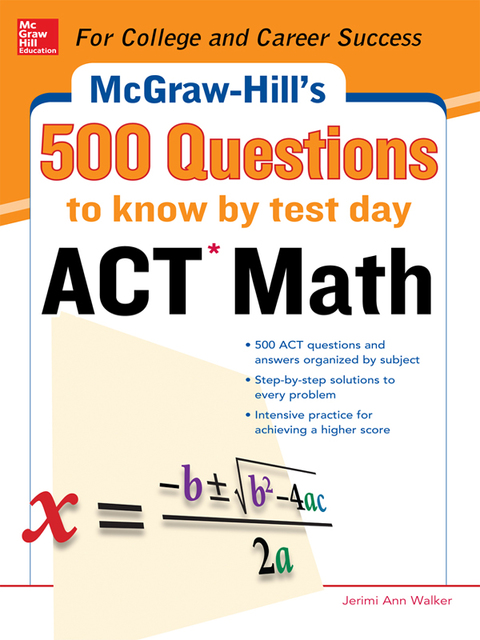 Cover image for book 500 ACT Math Questions to Know by Test Day