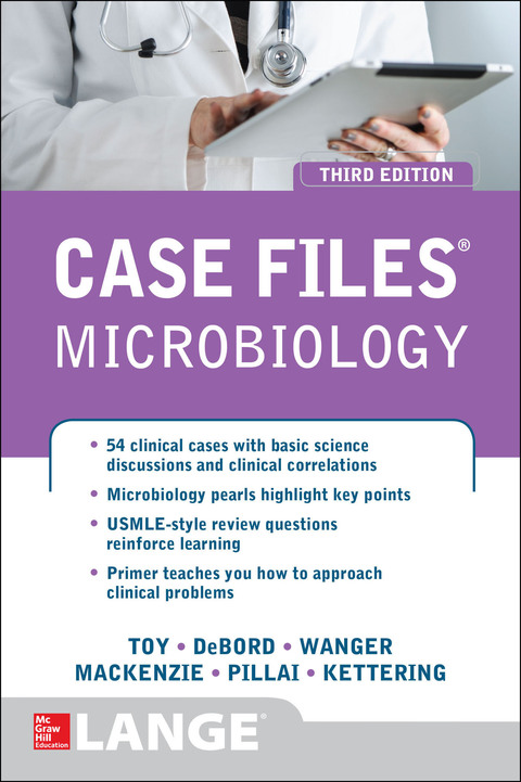 Cover image for book Case Files Microbiology, Third Edition
