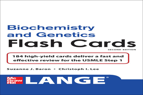 Cover image for book Lange Biochemistry and Genetics Flash Cards 2/E