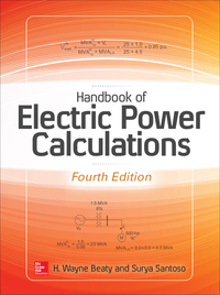 صورة الغلاف: Handbook of Electric Power Calculations, Fourth Edition 4th edition 9780071823906