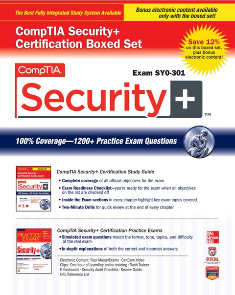 Cover image for book CompTIA Security+ Certification Boxed Set (Exam SY0-301)