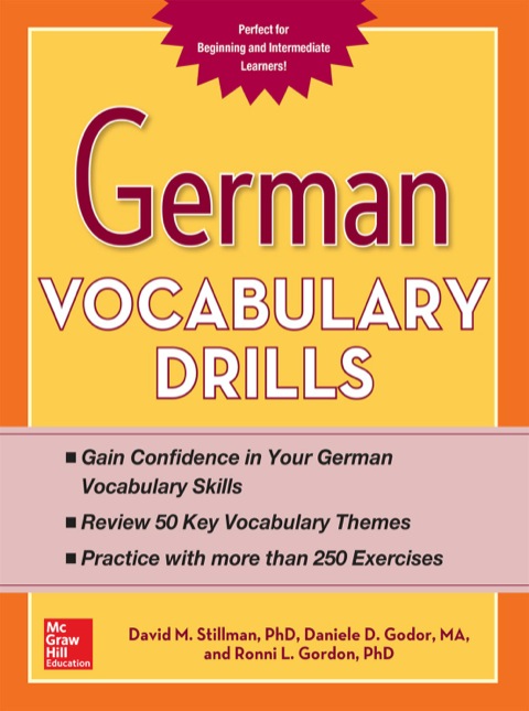 Cover image for book German Vocabulary Drills