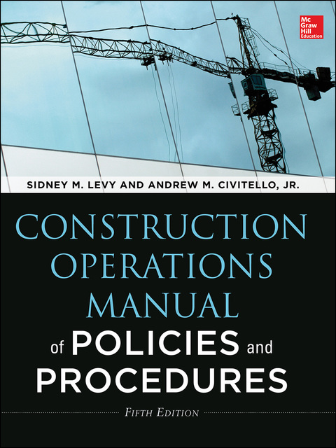 Cover image for book Construction Operations Manual of Policies and Procedures