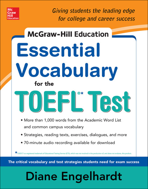 Cover image for book McGraw-Hill Education Essential Vocabulary for the TOEFL® Test