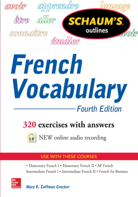 Cover image for book Schaum's Outline of French Vocabulary