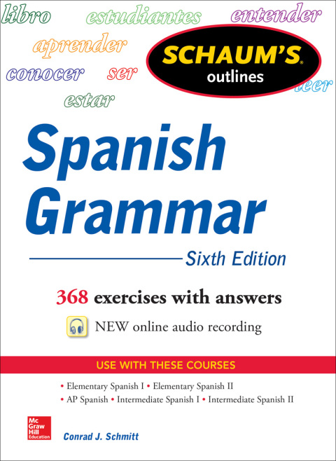 Cover image for book Schaum's Outline of Spanish Grammar 6E