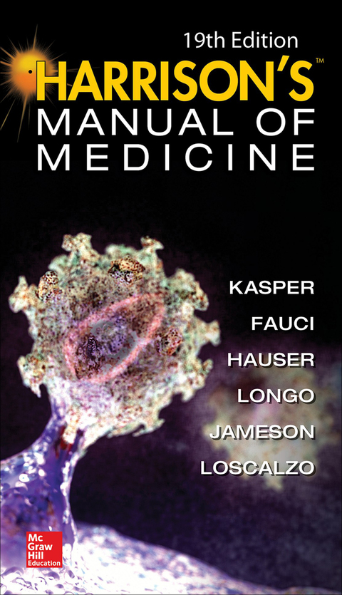 Cover image for book Harrisons Manual of Medicine